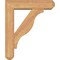 Ekena Millwork Funston Craftsman Smooth Bracket w/ Offset Brace, Western Red Cedar, 5 1/2"W x 20"D x 24"H BKT0604X20X24FST04SWR - alternate 2